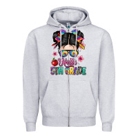 Hello Fifth Grade Zipper Hoodie | Teevron