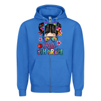 True Royal hello fifth grade Zipper Hoodie - texasbilliewilder
