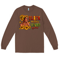 Chestnut Afro American black mother leader queen Long Sleeve Tee - RanaPortraitStore