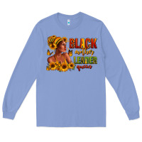 Colony Blue Afro American black mother leader queen Long Sleeve Tee - RanaPortraitStore