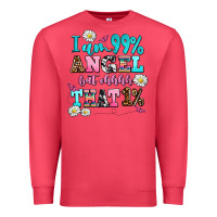 Cardinal i am  99 angel but ohh that Premium Sweatshirt - AdoDesignShop