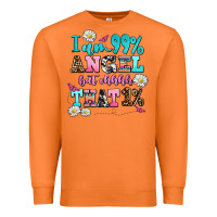 Carrot i am  99 angel but ohh that Premium Sweatshirt - AdoDesignShop