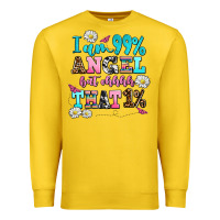 Lemon i am  99 angel but ohh that Premium Sweatshirt - AdoDesignShop