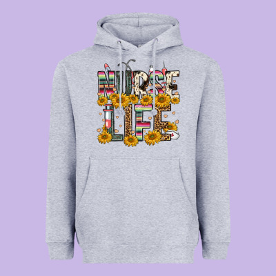 Nurse Life Heavyweight Hoodie Designed By Fadigitalartstudio