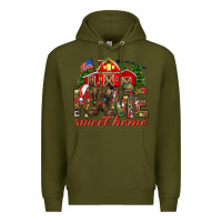 Army Green Army Christmas home sweet home Premium Hoodie - NancyCooperArtShop