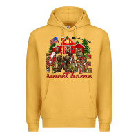 Mustard Army Christmas home sweet home Premium Hoodie - NancyCooperArtShop