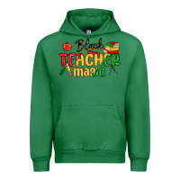 Emerald black teacher magic juneteenth Urban Hoodie - MaliasSmallBusiness
