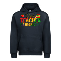 Navy black teacher magic juneteenth Urban Hoodie - MaliasSmallBusiness