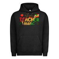 Pigment Black black teacher magic juneteenth Urban Hoodie - MaliasSmallBusiness