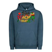 Pigment Midnight Navy black teacher magic juneteenth Urban Hoodie - MaliasSmallBusiness