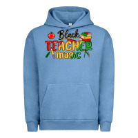 Pigment Pebble Blue black teacher magic juneteenth Urban Hoodie - MaliasSmallBusiness