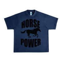 Navy Horse Power Urban Heavy Tee - Bettercallsaul