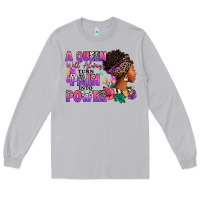 Moon Dust A queen will always turn pain into power Long Sleeve Tee - RanaPortraitStore