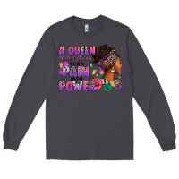 Smoke A queen will always turn pain into power Long Sleeve Tee - RanaPortraitStore