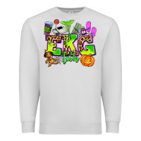 Dove Grey ekg tech nurse halloween Premium Sweatshirt - AdoDesignShop