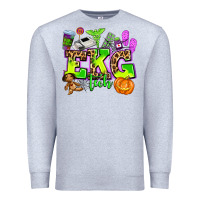 Heather Grey ekg tech nurse halloween Premium Sweatshirt - AdoDesignShop