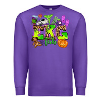 Purple ekg tech nurse halloween Premium Sweatshirt - AdoDesignShop