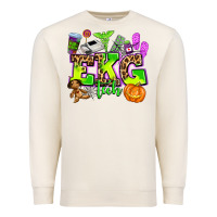 Sandshell ekg tech nurse halloween Premium Sweatshirt - AdoDesignShop