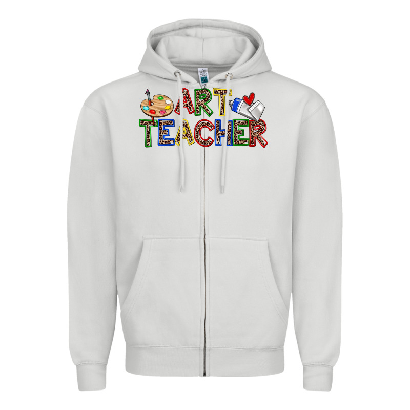 Art Teacher Zipper Hoodie by Zillion Design Studio | Teevron