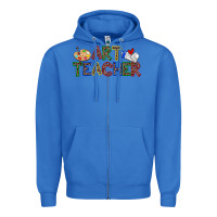 True Royal art teacher Zipper Hoodie - Zillion Design Studio