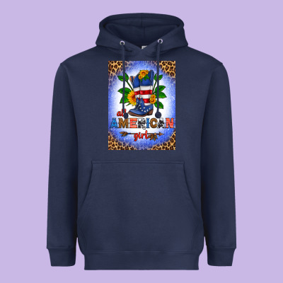 All American Girl Air Freshener Heavyweight Hoodie Designed By Hra Design Shop