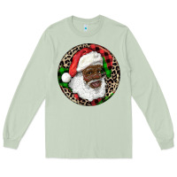 Matcha Afro Santa Christmas Long Sleeve Tee - RanaPortraitStore