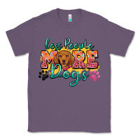 Lavender less people more dogs Classic Tee - Zillion Design Studio