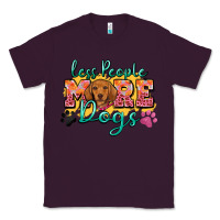 Plum less people more dogs Classic Tee - Zillion Design Studio