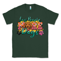 Sports Green less people more dogs Classic Tee - Zillion Design Studio