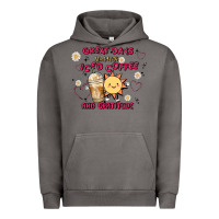 Pigment Tornado great days start with iced coffee and gratitude Urban Hoodie - MaliasSmallBusiness