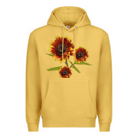 Antique Gold ring o fine sunflower Premium Hoodie - LillyAllenDesigns