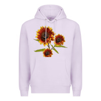 Lilac ring o fine sunflower Premium Hoodie - LillyAllenDesigns