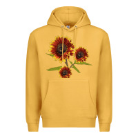 Mustard ring o fine sunflower Premium Hoodie - LillyAllenDesigns