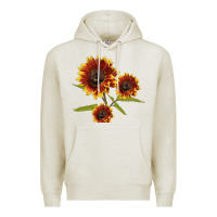 Oatmeal Heather ring o fine sunflower Premium Hoodie - LillyAllenDesigns
