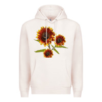 Pale Pink ring o fine sunflower Premium Hoodie - LillyAllenDesigns