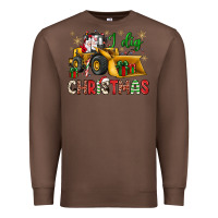 Chestnut i dig Christmas bulldozer santa Premium Sweatshirt - JahusDesignShop