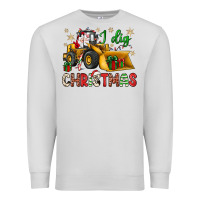 Dove Grey i dig Christmas bulldozer santa Premium Sweatshirt - JahusDesignShop
