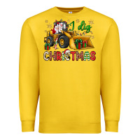Lemon i dig Christmas bulldozer santa Premium Sweatshirt - JahusDesignShop