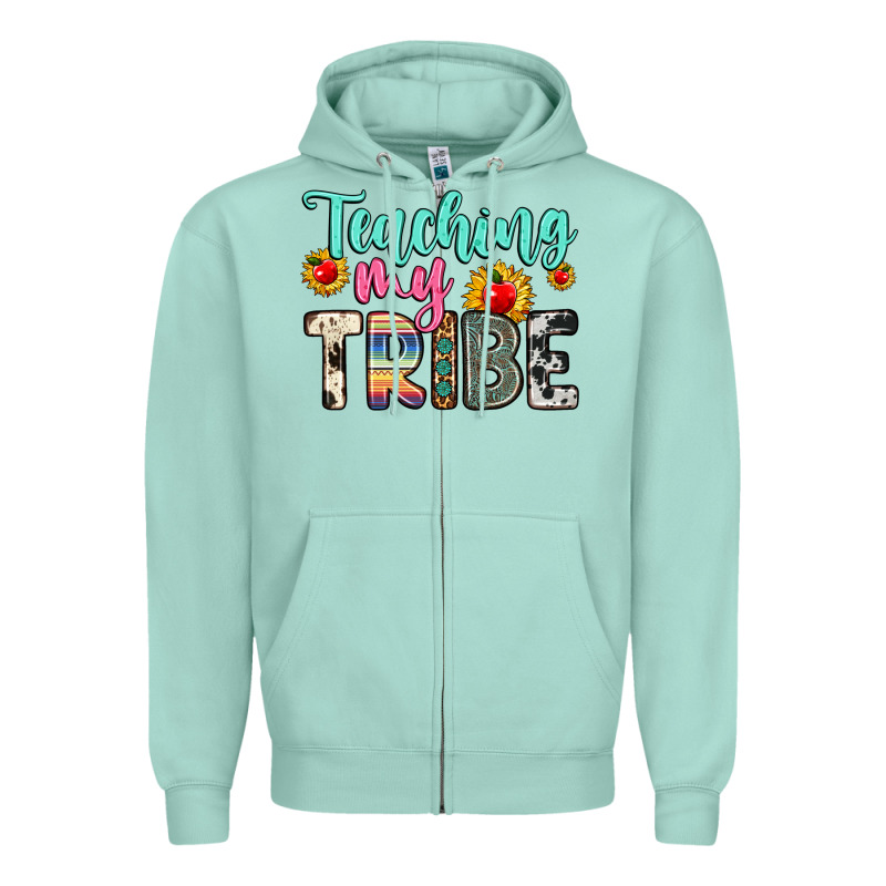 Teaching My Tribe Zipper Hoodie by Zillion Design Studio | Teevron