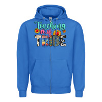 True Royal teaching my tribe Zipper Hoodie - Zillion Design Studio
