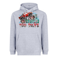 Heather Grey i crushed 100 days Heavyweight Hoodie - RacoonDesign