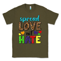 Army Green spread love not hate Classic Tee - texasbilliewilder