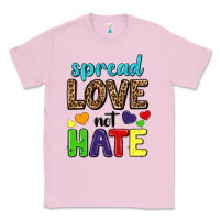 Bubblegum Pink spread love not hate Classic Tee - texasbilliewilder