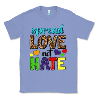 Colony Blue spread love not hate Classic Tee - texasbilliewilder