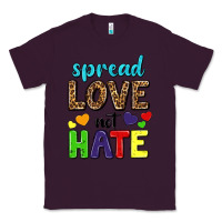 Plum spread love not hate Classic Tee - texasbilliewilder