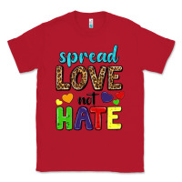 Red spread love not hate Classic Tee - texasbilliewilder