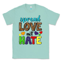 Seafoam spread love not hate Classic Tee - texasbilliewilder
