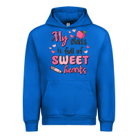 Cobalt my class is full of sweet hearts Urban Hoodie - MaliasSmallBusiness