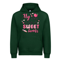Forest Green my class is full of sweet hearts Urban Hoodie - MaliasSmallBusiness