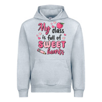 Heather Grey my class is full of sweet hearts Urban Hoodie - MaliasSmallBusiness